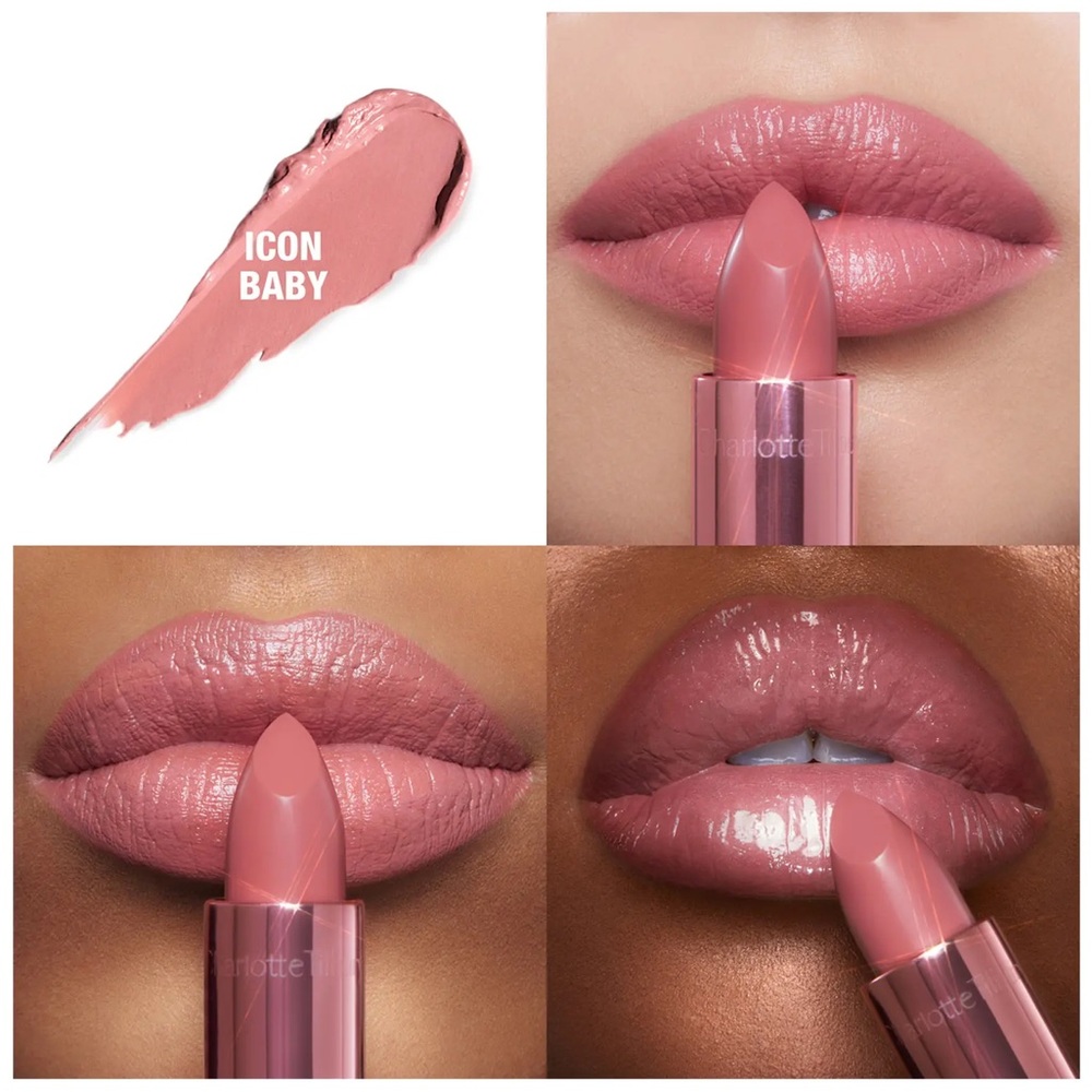 Charlotte Tilbury Iconic Hollywood Mini Lip Trio in Tin - $54 Value - Brand New - Picture 7 of 8